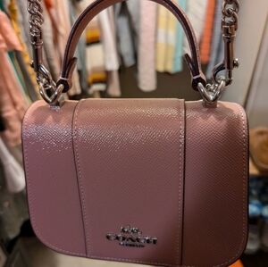 Pink coach purse